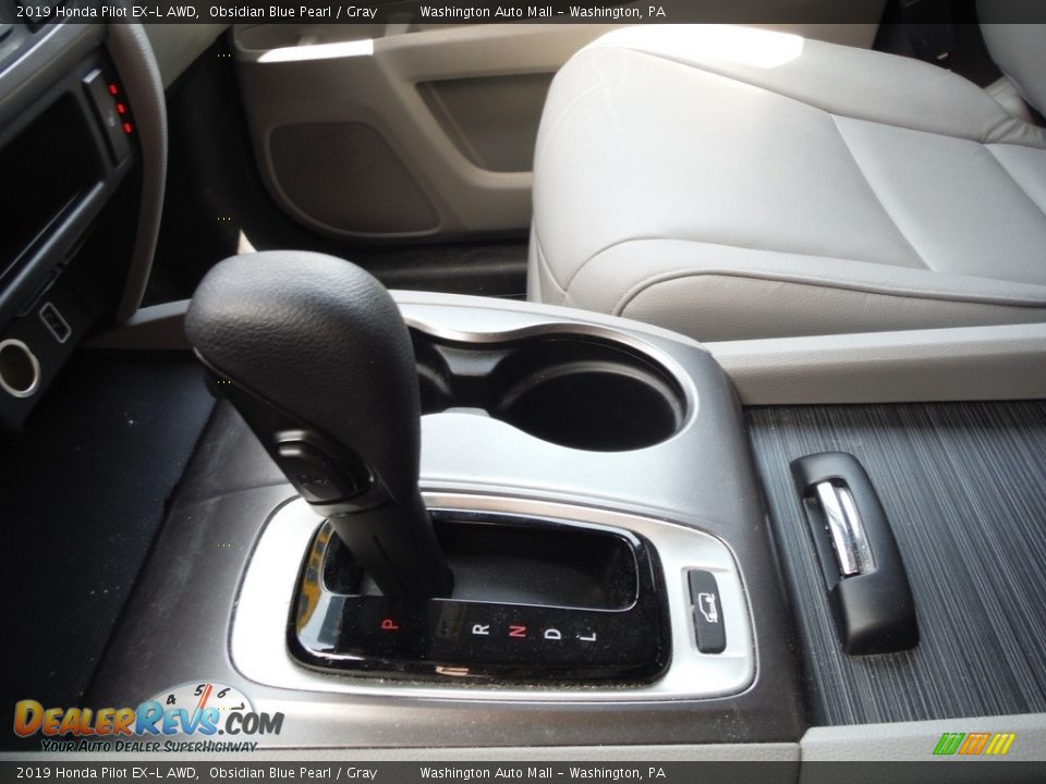 2019 Honda Pilot EX-L AWD Obsidian Blue Pearl / Gray Photo #17