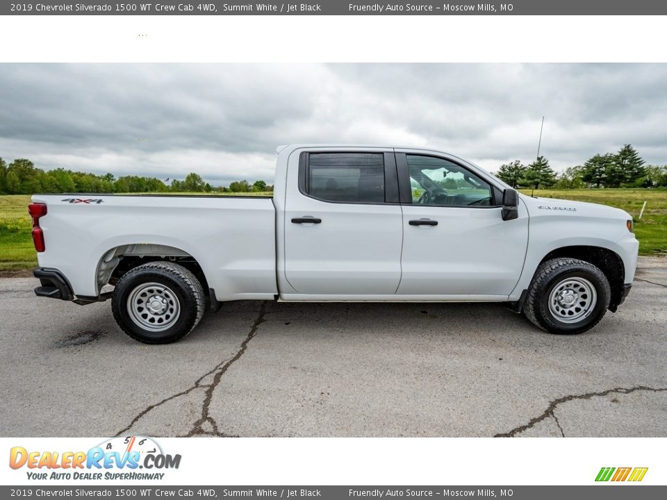 2019 Chevrolet Silverado 1500 WT Crew Cab 4WD Summit White / Jet Black Photo #2