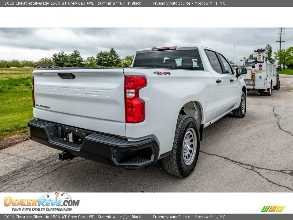 2019 Chevrolet Silverado 1500 WT Crew Cab 4WD Summit White / Jet Black Photo #3