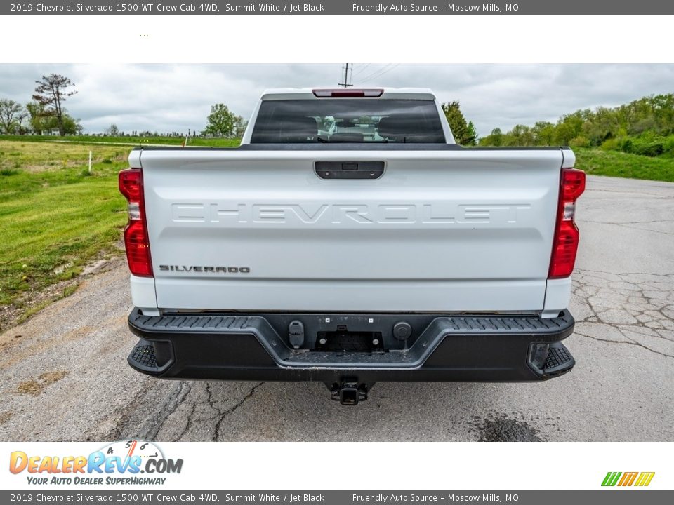 2019 Chevrolet Silverado 1500 WT Crew Cab 4WD Summit White / Jet Black Photo #4