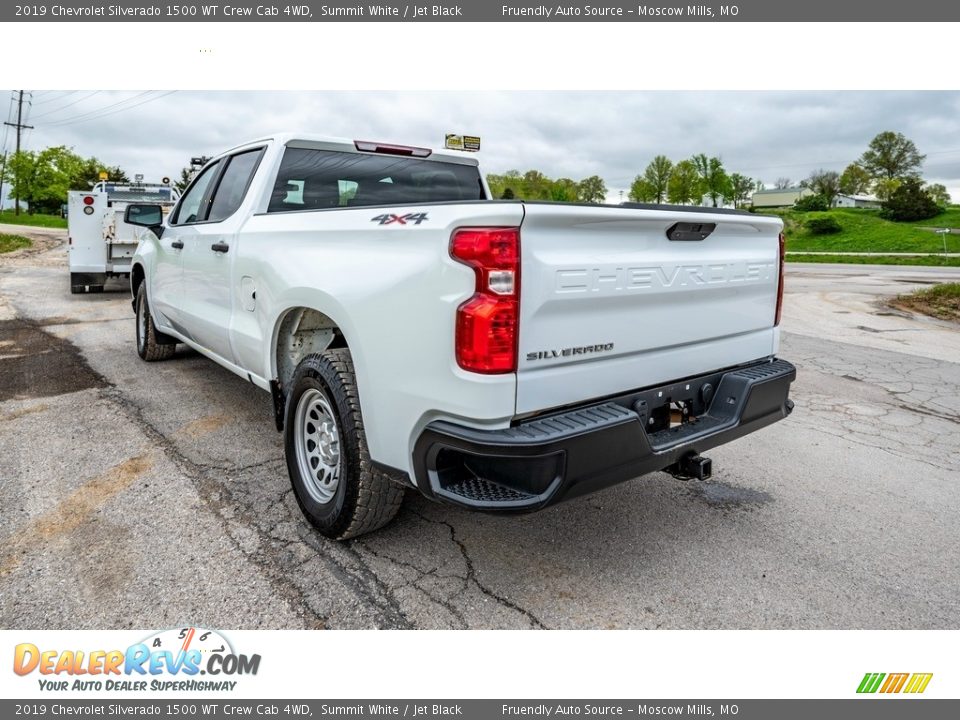 2019 Chevrolet Silverado 1500 WT Crew Cab 4WD Summit White / Jet Black Photo #5