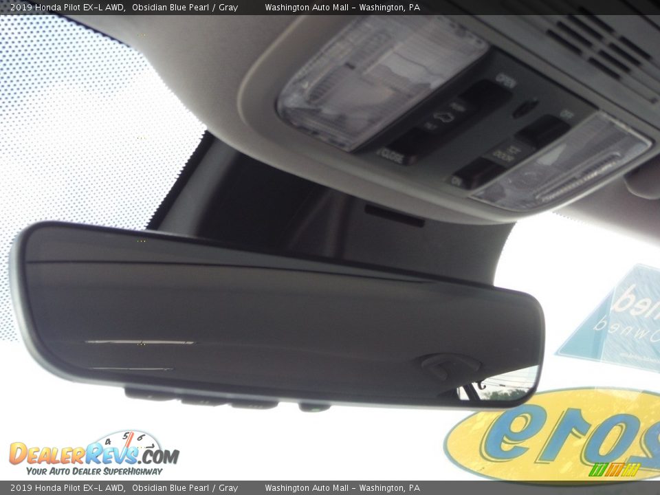 2019 Honda Pilot EX-L AWD Obsidian Blue Pearl / Gray Photo #23