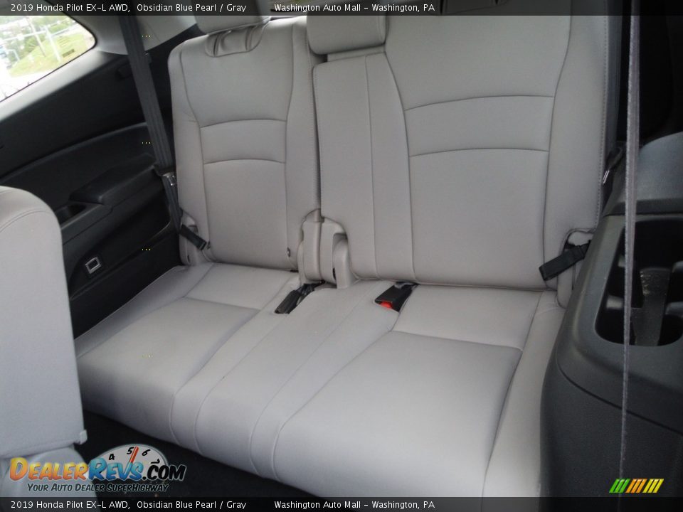 2019 Honda Pilot EX-L AWD Obsidian Blue Pearl / Gray Photo #30
