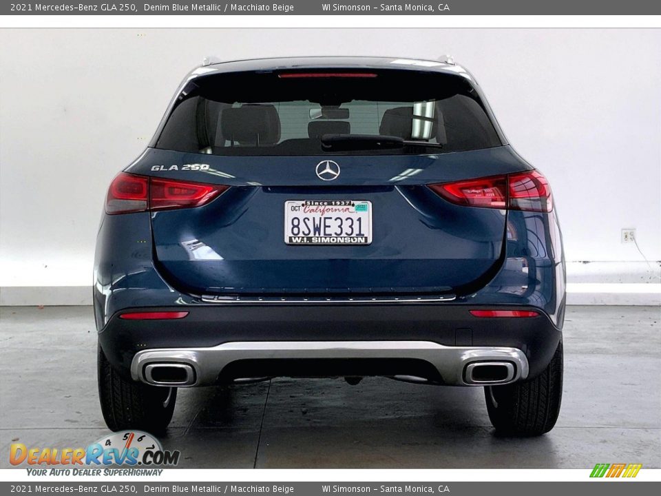 2021 Mercedes-Benz GLA 250 Denim Blue Metallic / Macchiato Beige Photo #3