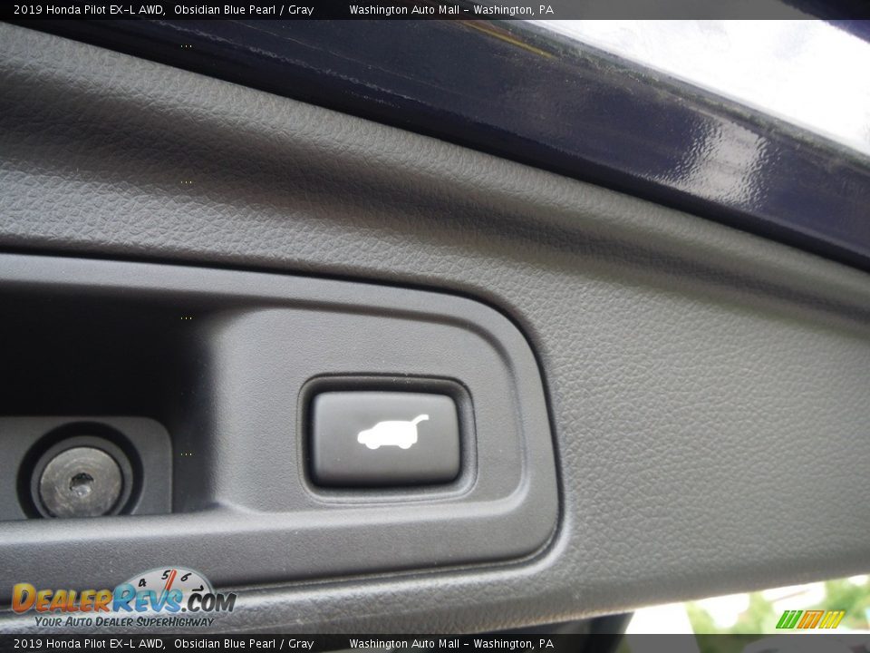 2019 Honda Pilot EX-L AWD Obsidian Blue Pearl / Gray Photo #32