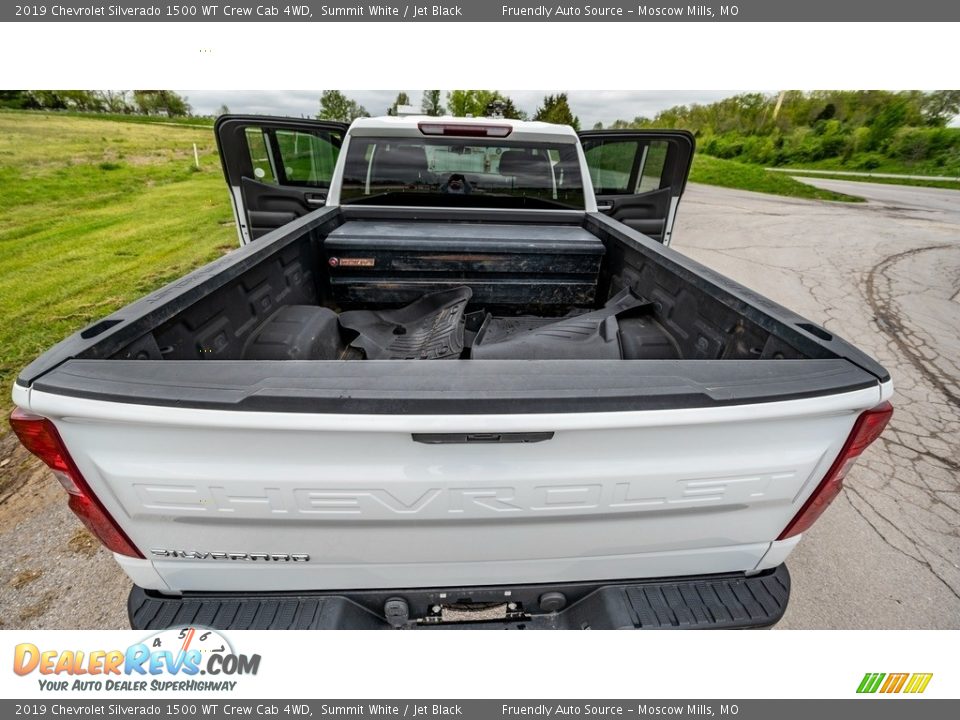 2019 Chevrolet Silverado 1500 WT Crew Cab 4WD Summit White / Jet Black Photo #19