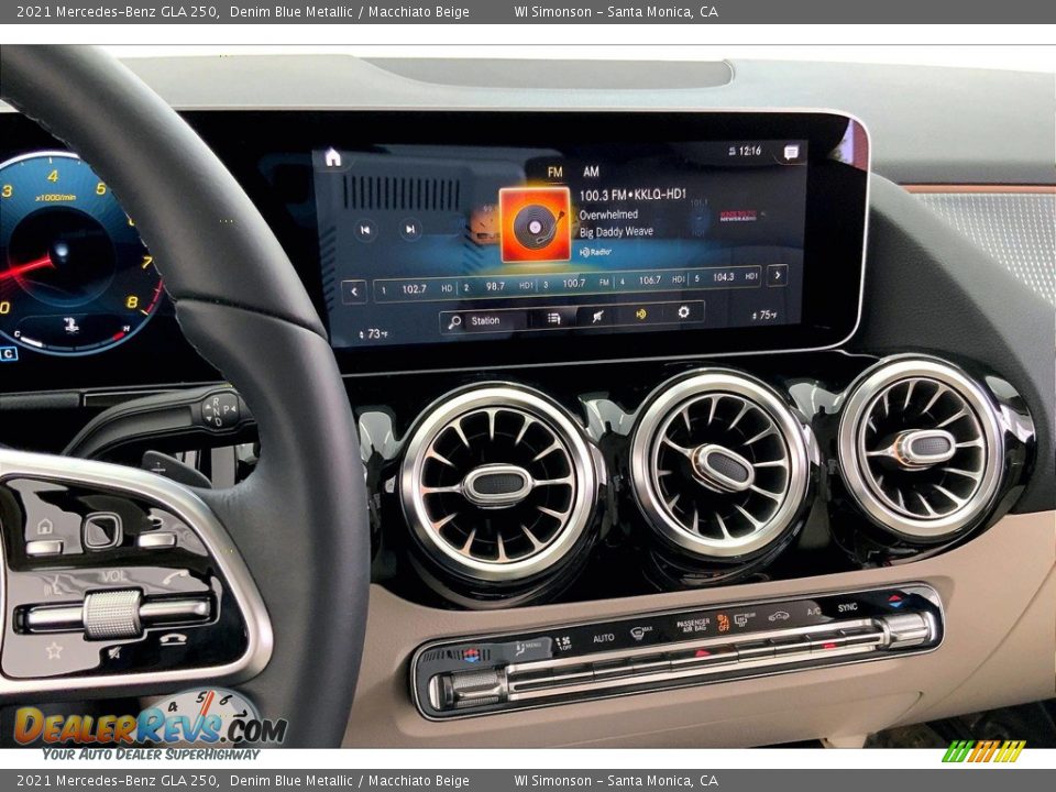 2021 Mercedes-Benz GLA 250 Denim Blue Metallic / Macchiato Beige Photo #5