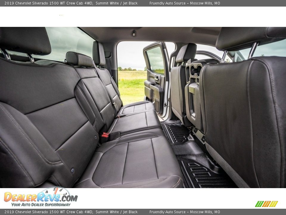2019 Chevrolet Silverado 1500 WT Crew Cab 4WD Summit White / Jet Black Photo #20