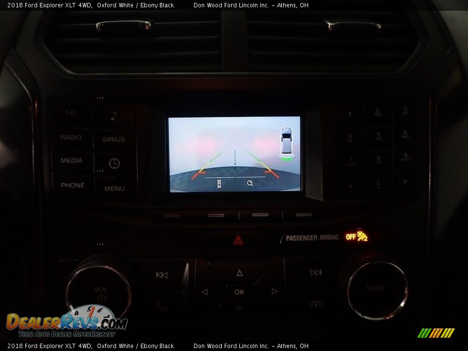 2018 Ford Explorer XLT 4WD Oxford White / Ebony Black Photo #2