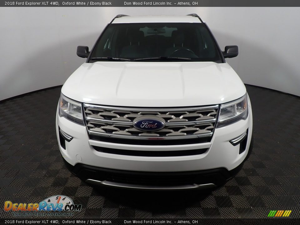 2018 Ford Explorer XLT 4WD Oxford White / Ebony Black Photo #5