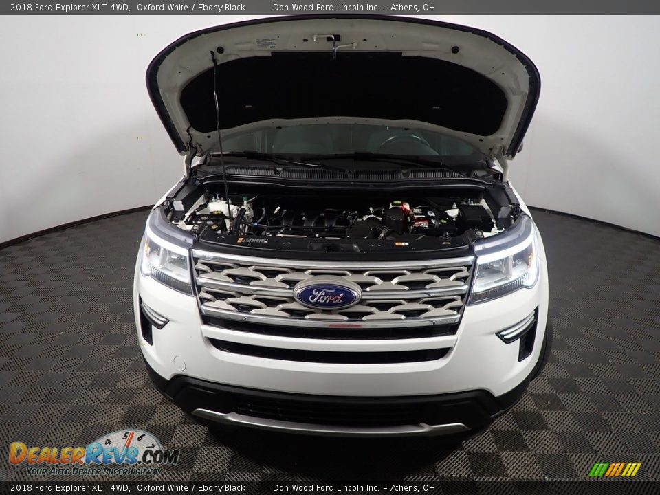 2018 Ford Explorer XLT 4WD Oxford White / Ebony Black Photo #6
