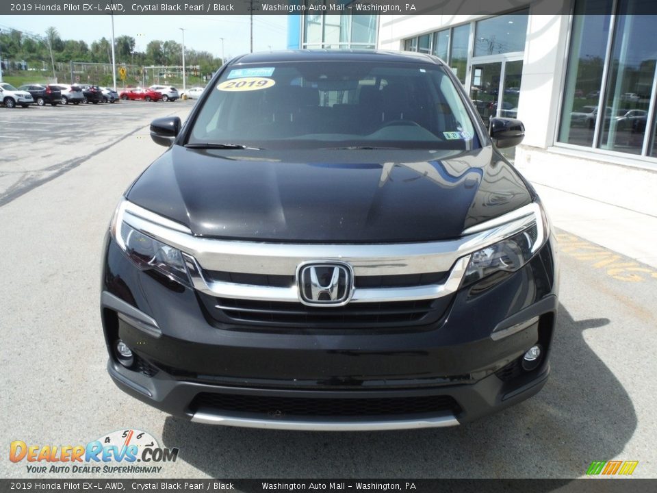 2019 Honda Pilot EX-L AWD Crystal Black Pearl / Black Photo #5