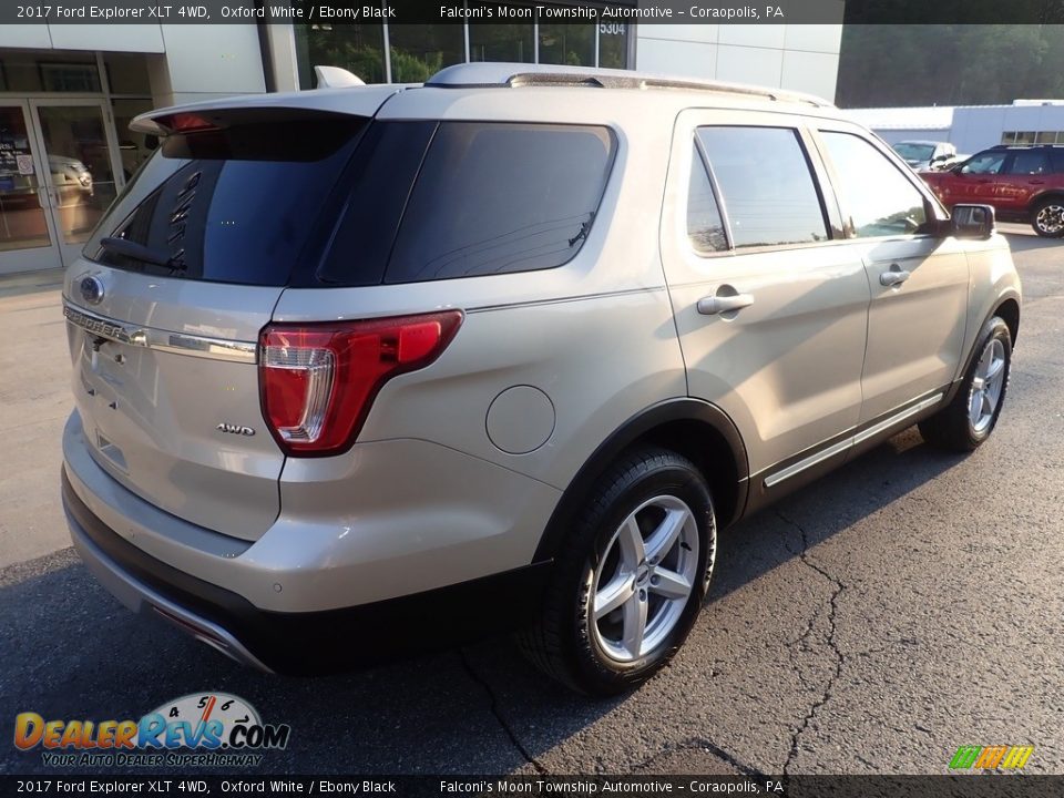 2017 Ford Explorer XLT 4WD Oxford White / Ebony Black Photo #2