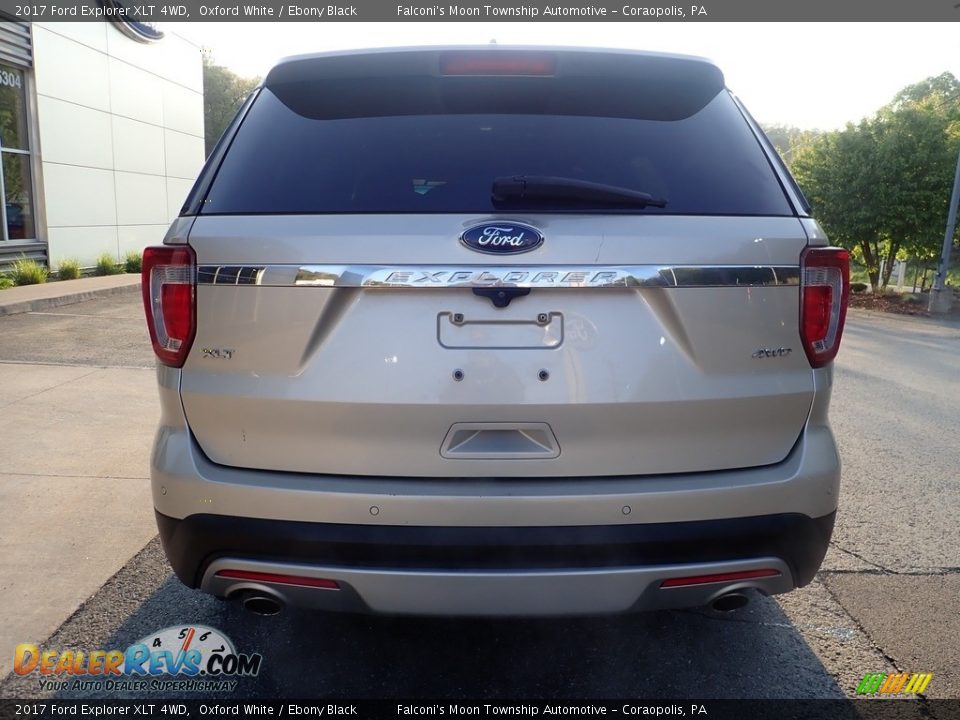 2017 Ford Explorer XLT 4WD Oxford White / Ebony Black Photo #3