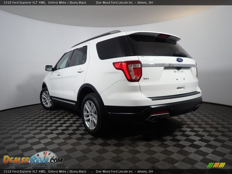 2018 Ford Explorer XLT 4WD Oxford White / Ebony Black Photo #11
