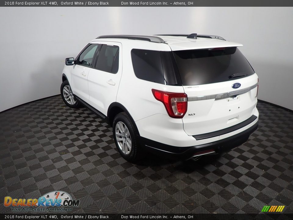 2018 Ford Explorer XLT 4WD Oxford White / Ebony Black Photo #12