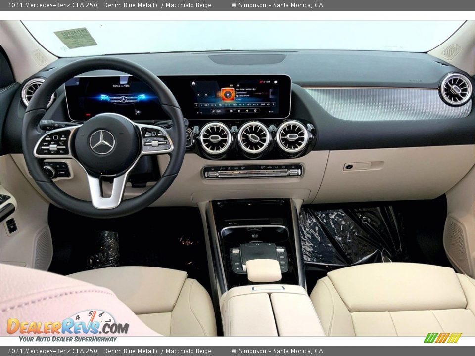 2021 Mercedes-Benz GLA 250 Denim Blue Metallic / Macchiato Beige Photo #15