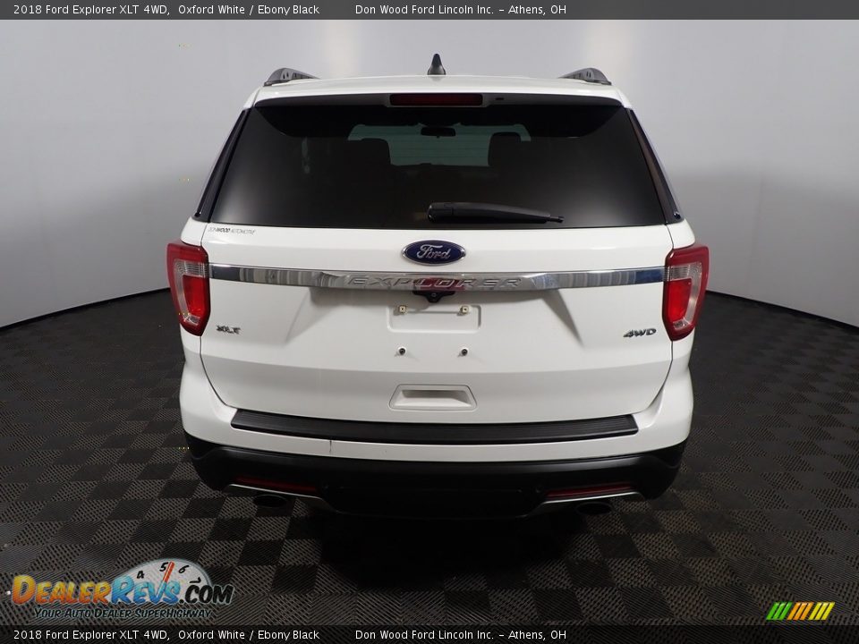 2018 Ford Explorer XLT 4WD Oxford White / Ebony Black Photo #13