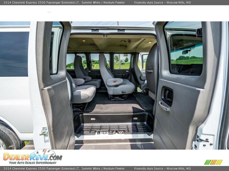 2014 Chevrolet Express 3500 Passenger Extended LT Summit White / Medium Pewter Photo #4