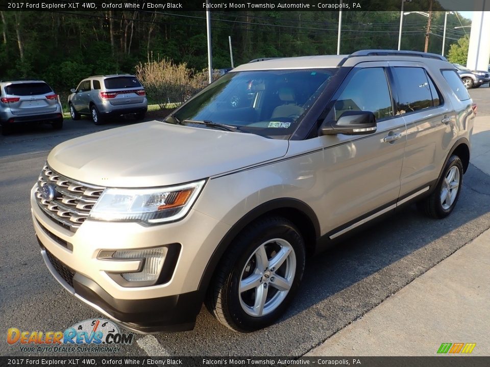 2017 Ford Explorer XLT 4WD Oxford White / Ebony Black Photo #7