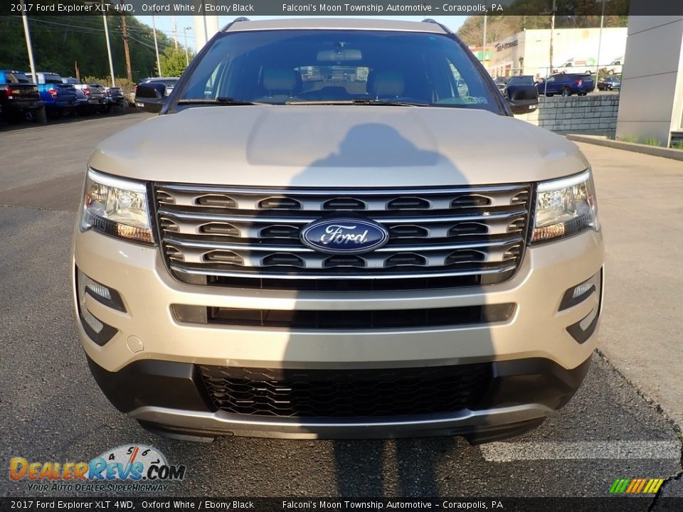 2017 Ford Explorer XLT 4WD Oxford White / Ebony Black Photo #8