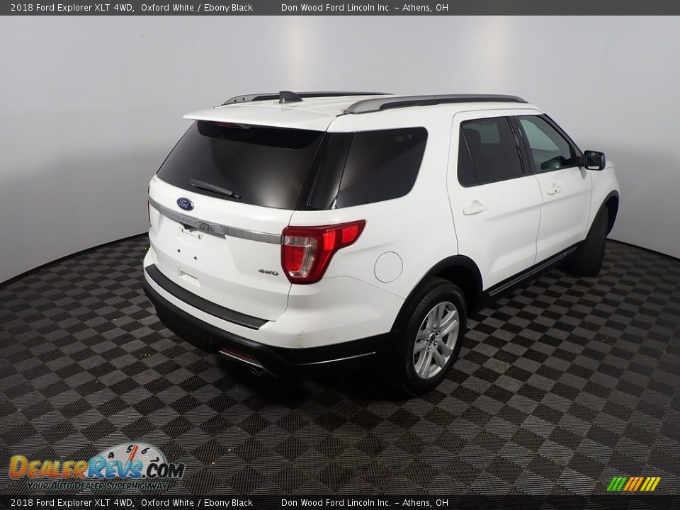 2018 Ford Explorer XLT 4WD Oxford White / Ebony Black Photo #17