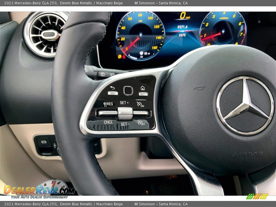 2021 Mercedes-Benz GLA 250 Denim Blue Metallic / Macchiato Beige Photo #21