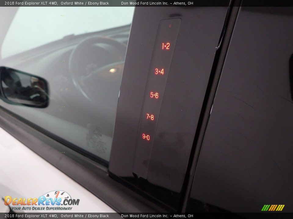2018 Ford Explorer XLT 4WD Oxford White / Ebony Black Photo #20