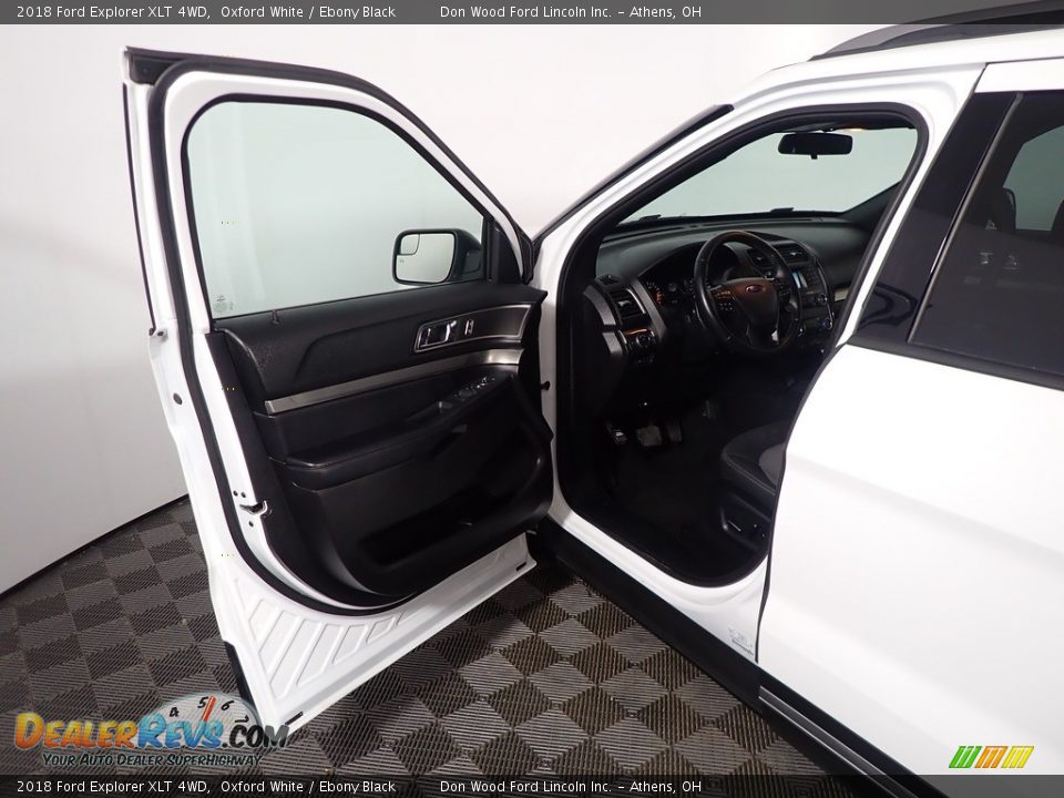 2018 Ford Explorer XLT 4WD Oxford White / Ebony Black Photo #21