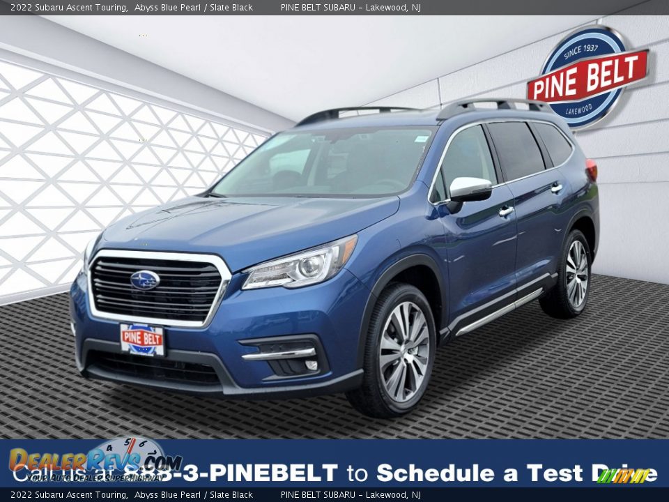 2022 Subaru Ascent Touring Abyss Blue Pearl / Slate Black Photo #1