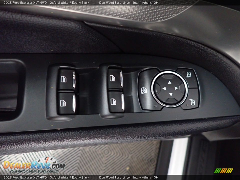 2018 Ford Explorer XLT 4WD Oxford White / Ebony Black Photo #22