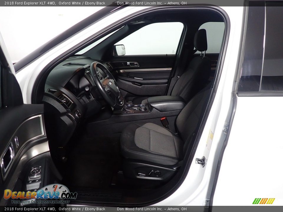 2018 Ford Explorer XLT 4WD Oxford White / Ebony Black Photo #23