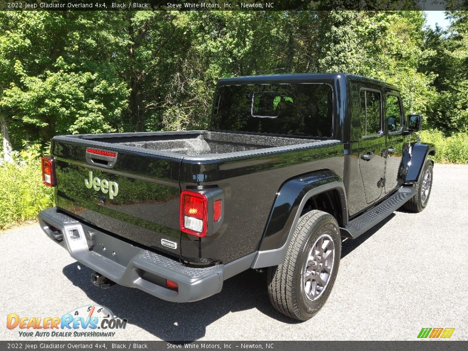 2022 Jeep Gladiator Overland 4x4 Black / Black Photo #6