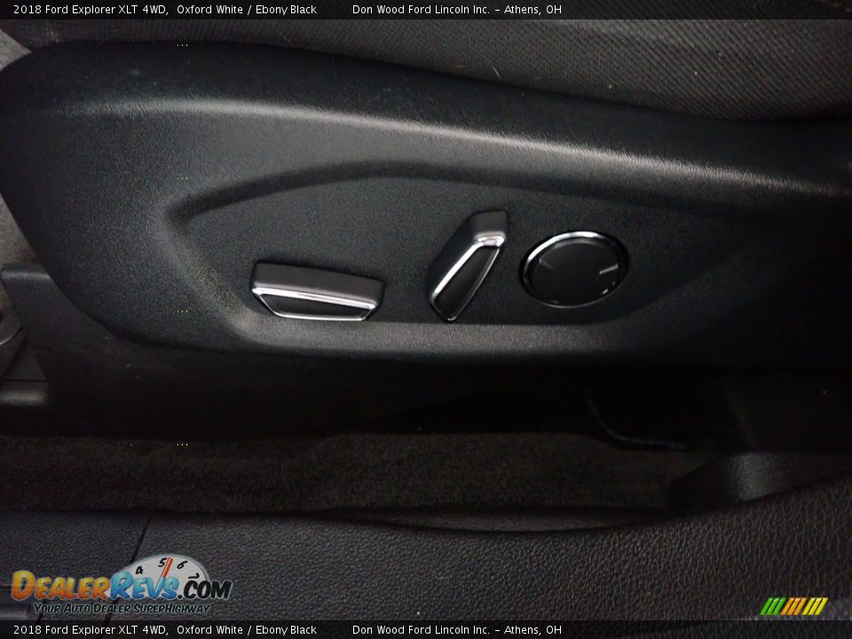 2018 Ford Explorer XLT 4WD Oxford White / Ebony Black Photo #24