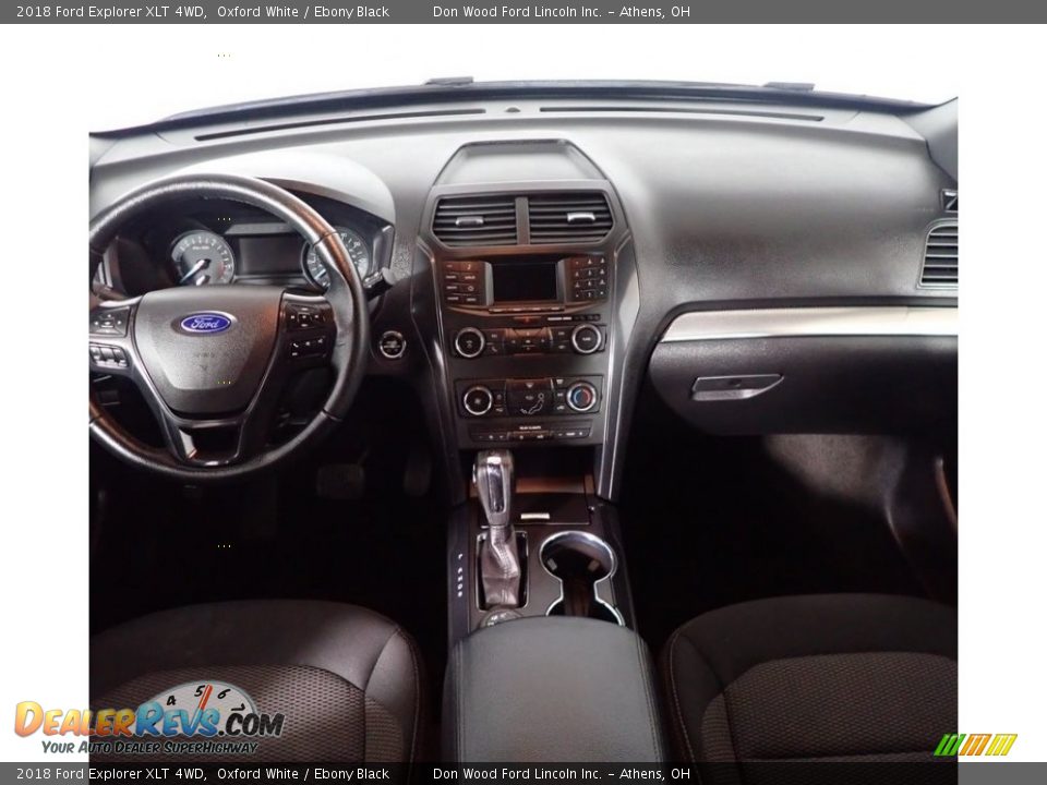 2018 Ford Explorer XLT 4WD Oxford White / Ebony Black Photo #26