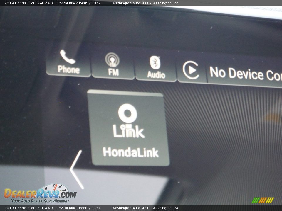 2019 Honda Pilot EX-L AWD Crystal Black Pearl / Black Photo #23