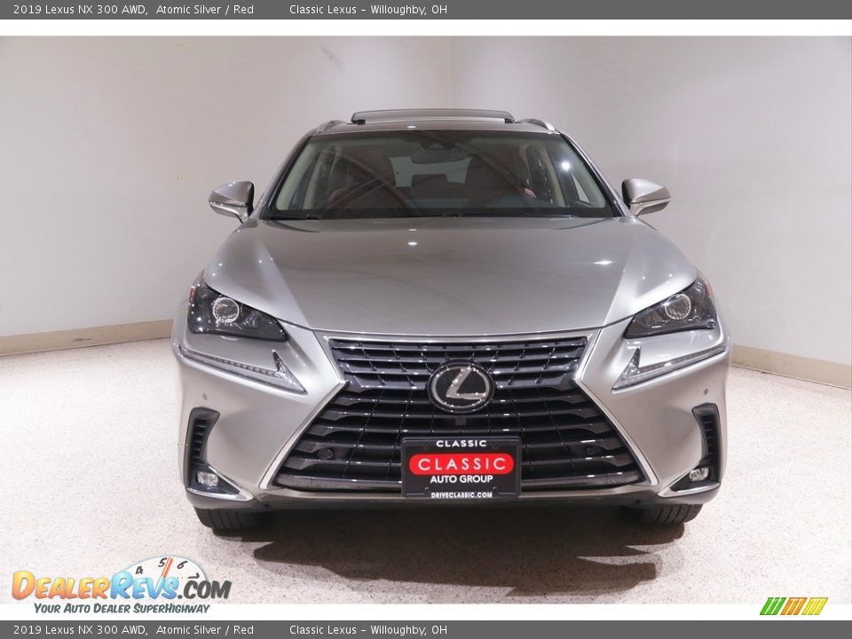 2019 Lexus NX 300 AWD Atomic Silver / Red Photo #2