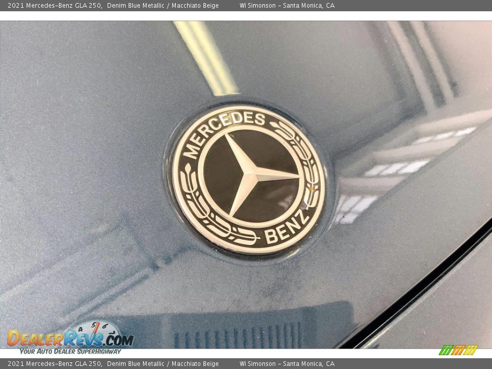 2021 Mercedes-Benz GLA 250 Denim Blue Metallic / Macchiato Beige Photo #30