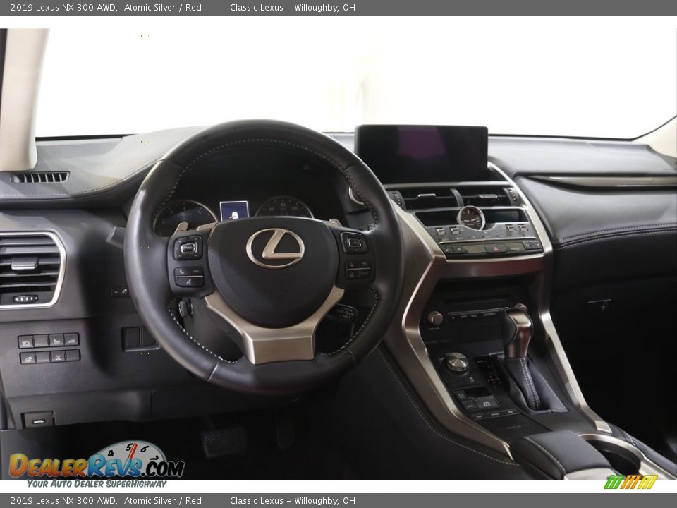 2019 Lexus NX 300 AWD Atomic Silver / Red Photo #6