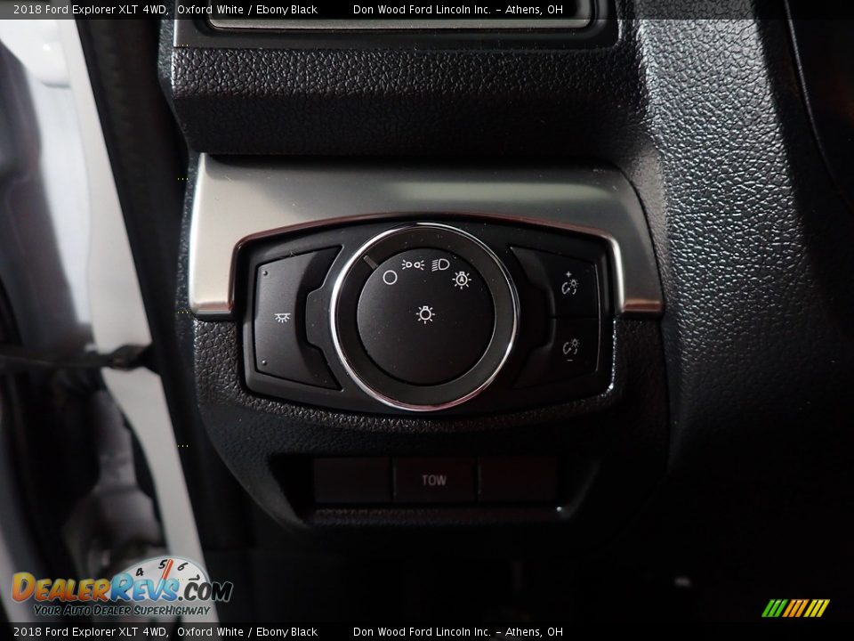 2018 Ford Explorer XLT 4WD Oxford White / Ebony Black Photo #32