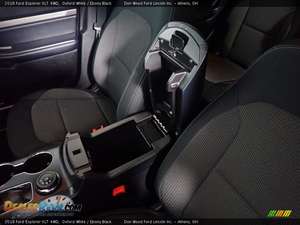 2018 Ford Explorer XLT 4WD Oxford White / Ebony Black Photo #34