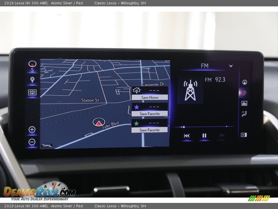 2019 Lexus NX 300 AWD Atomic Silver / Red Photo #11