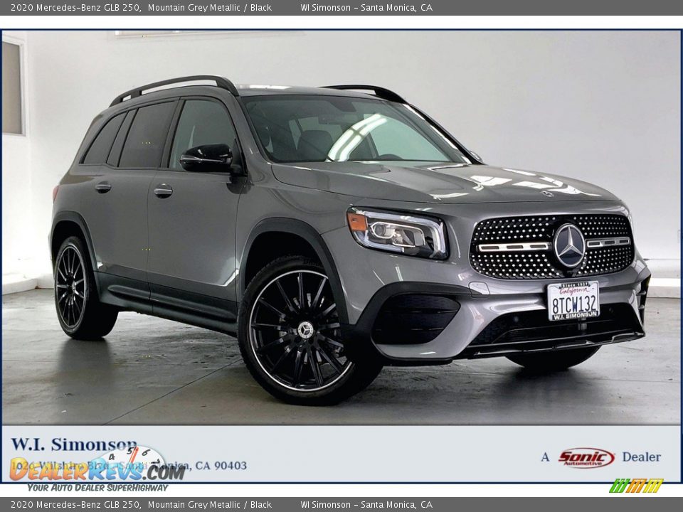 2020 Mercedes-Benz GLB 250 Mountain Grey Metallic / Black Photo #1