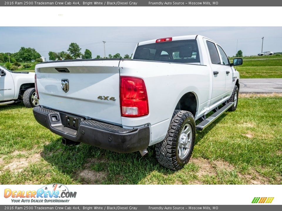 2016 Ram 2500 Tradesman Crew Cab 4x4 Bright White / Black/Diesel Gray Photo #4