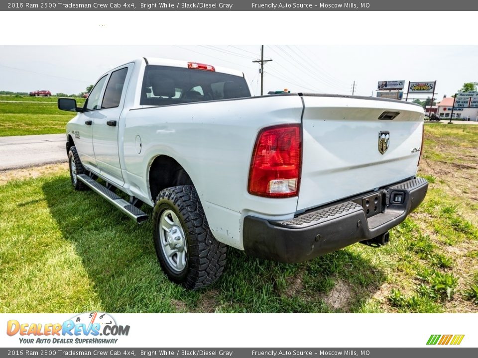 2016 Ram 2500 Tradesman Crew Cab 4x4 Bright White / Black/Diesel Gray Photo #6