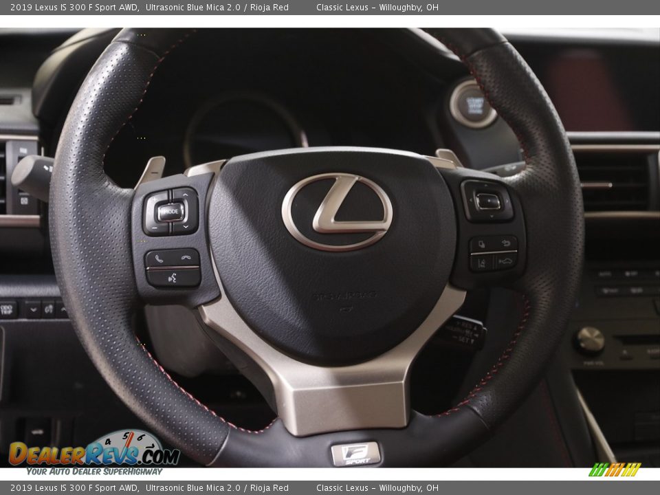 2019 Lexus IS 300 F Sport AWD Steering Wheel Photo #7