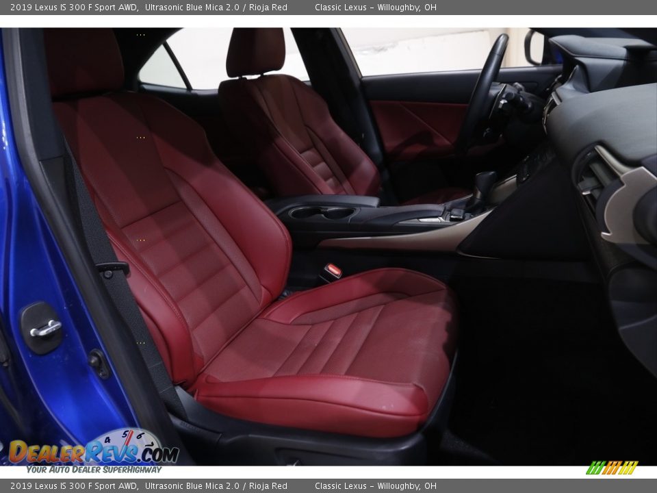 2019 Lexus IS 300 F Sport AWD Ultrasonic Blue Mica 2.0 / Rioja Red Photo #17