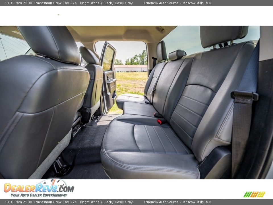 Rear Seat of 2016 Ram 2500 Tradesman Crew Cab 4x4 Photo #20