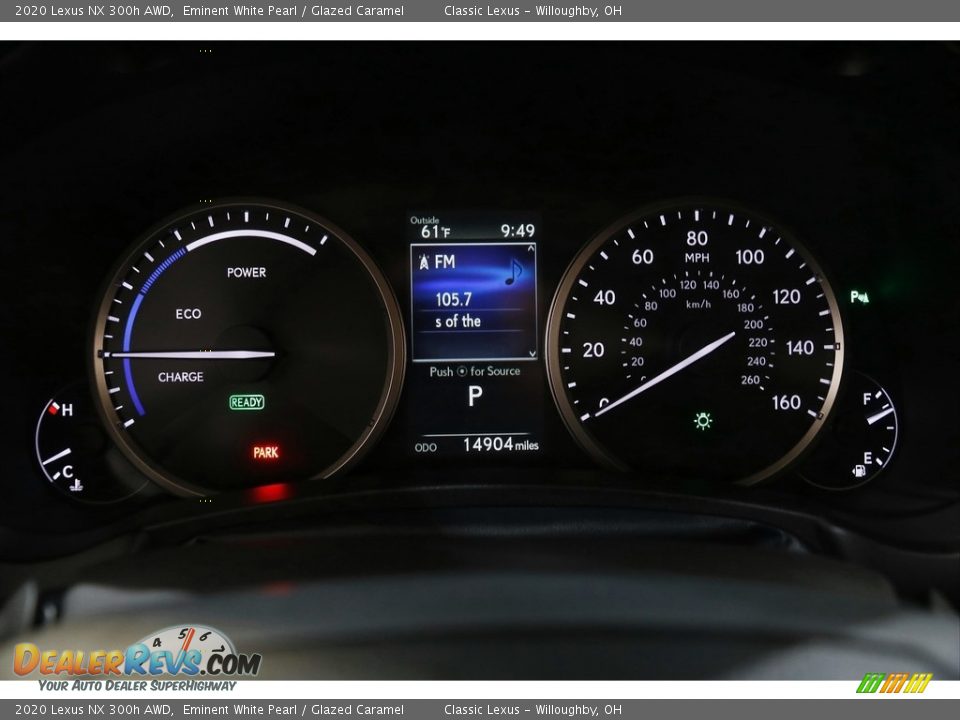 2020 Lexus NX 300h AWD Gauges Photo #8