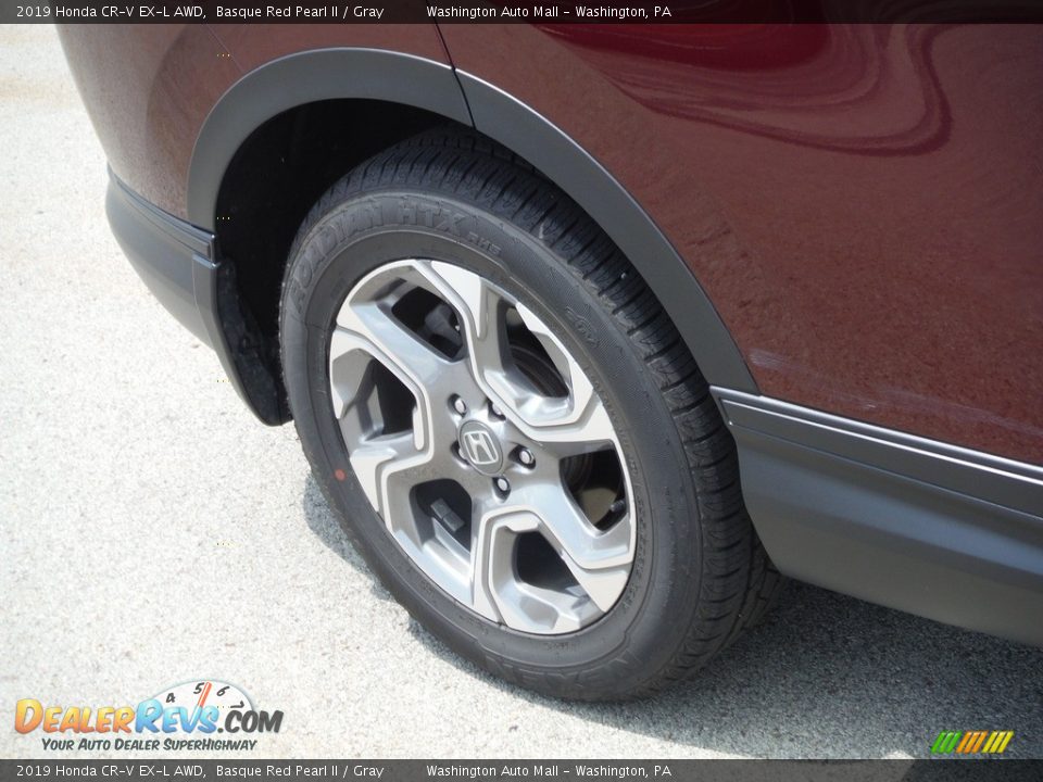 2019 Honda CR-V EX-L AWD Basque Red Pearl II / Gray Photo #4